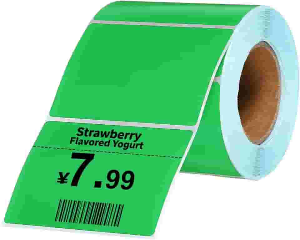 PATIKIL 500 etiquetas térmicas, etiquetas de impressora térmica de 5 x 7 cm, etiquetas autoadesivas, rolo de papel retangular, pequeno para impressora, etiqueta de envio, endereço de código de barras