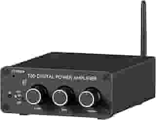 Amplificador Estéreo Bluetooth VEDO BT10A 100Wx2, Mini Classe D para Caixas de Som Passivas, com Entrada RCA e Fonte 24V/4.5A - Ideal para Sala, Quarto Escritório ou Área Externa de Som
