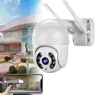 Câmera de Segurança wi-fi 360º Full HD bivolt inteligente Smart Detecção de Movimento sem fio giratória 360 com aúdio, Icsee a prova dagua Espiã Full HD 1080p IP66 Infravermelho Visão Noturna