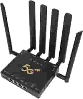 Jectse Wi -Fi 6 5G Roteador, 6 Antenas Banda Dupla Gigabit Router Wireless para Casa, SIM Card Slot, OfDMA e DL MU MIMO Technologies Fornecem Canais de Transferência Sem Fio Mais
