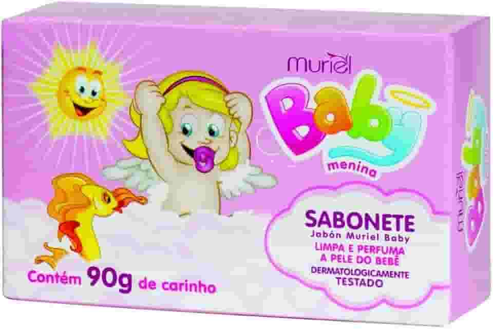 Sabonete em Barra Baby Menina 90G, Muriel