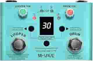 Pedal de Efeito M-VAVE LOST TEMPO V2 com 30 Baterias, Looper de 11 Minutos e Afinador - Portátil, USB-C e Compatível com DAWs para Guitarra e Produção Musical