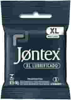 Preservativo Camisinha Jontex Lubrificado XL - 3 Unidades, Jontex, Branco, 3un