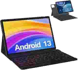 Tablet E1035 10.1' Android – 6GB RAM + 128GB | Touch + Teclado + Capa Inclusos | Ideal para Estudo, Trabalho e Entretenimento