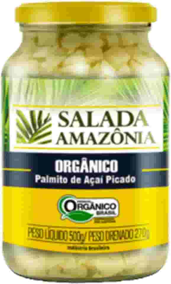 Palmito Açaí Picado Orgânico Salada Amazônia 500g