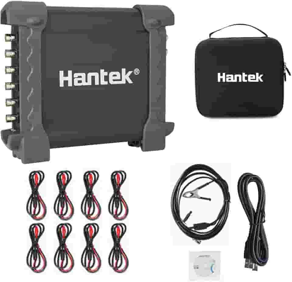 Hantek 1008C + 8CH PC USB diagnóstico automotivo programa DAQ osciloscópio gerador multifuncional