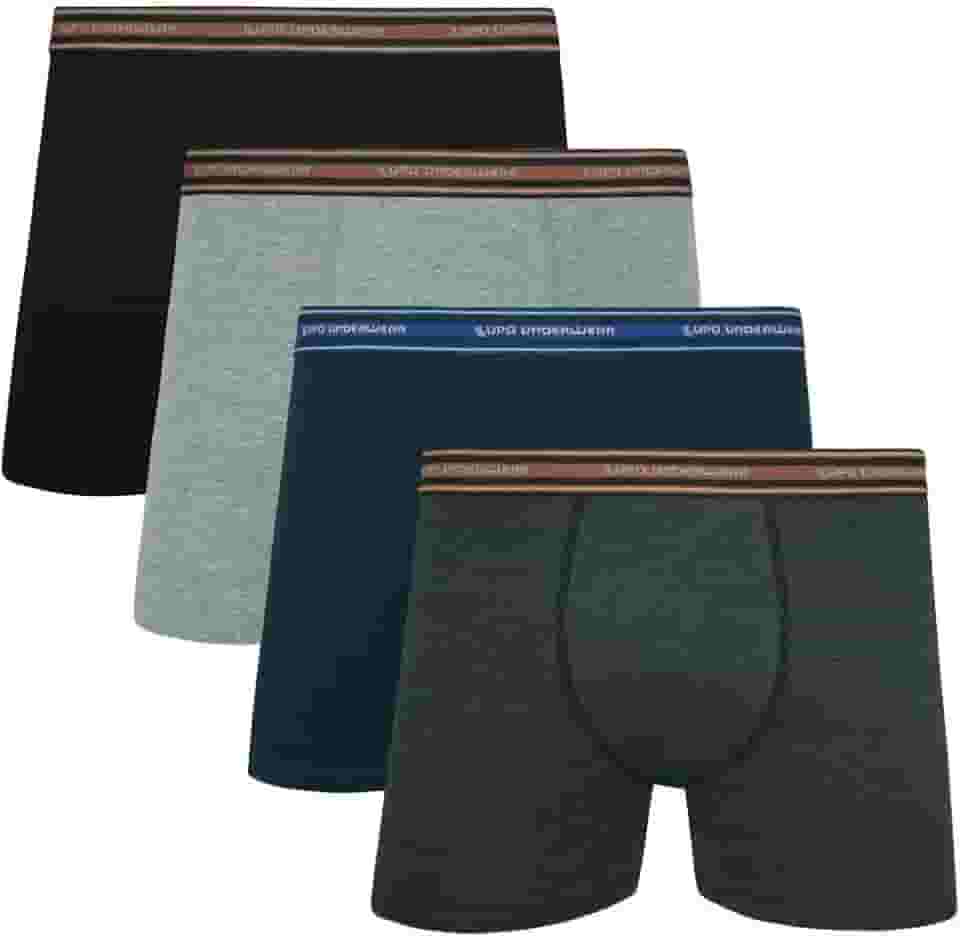 Kit Com 4 Cuecas Boxer De Algodão Da Lupo