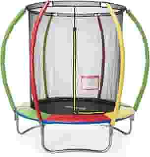 Replay Kids Cama Elástica Pula Pula Trampolim 2,44m Rede e Lona (até 150 kg),Multicolorida
