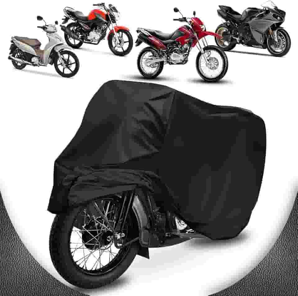 Capa de Cobrir Moto em Couro 100% Forrada Anti Risco Impermeável Térmica (BIZ 125 CC)