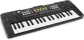 aPerfectLife Teclado de piano infantil, piano eletrônico portátil de 37 teclas para crianças, teclado de música digital, brinquedos educativos para meninas de 3, 4, 5, 6, 7 e 8 anos (preto)