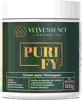 Velvessence - Creme Redutor Para Massagem com Cafeína e Arnica – Efeito Firmador, Drenante e Tonificante Para Redução de Medidas e Alívio de Tensão Muscular – Uso Profissional e Doméstico