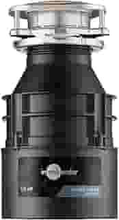 InSinkErator Triturador de lixo Badger 5, série padrão, alimentação contínua de 1/2 HP, preto
