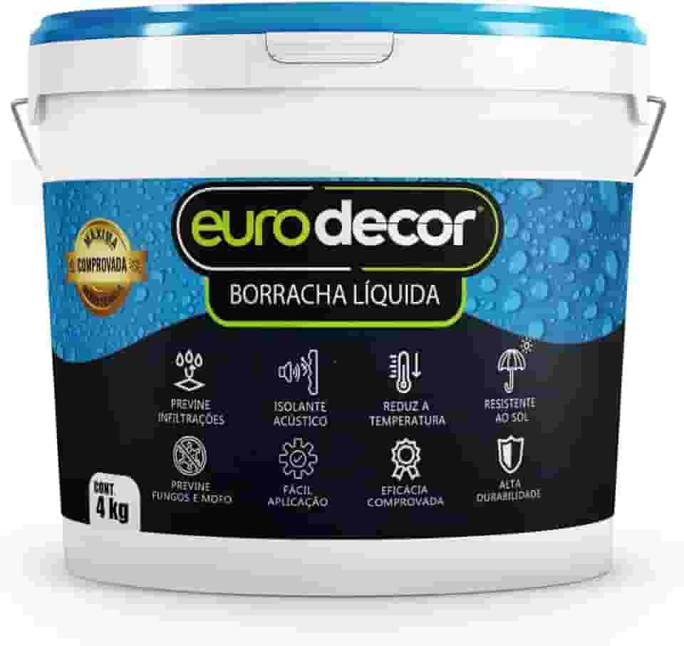 Tinta Emborracaha Borracha Liquida 4KG Branco Neve