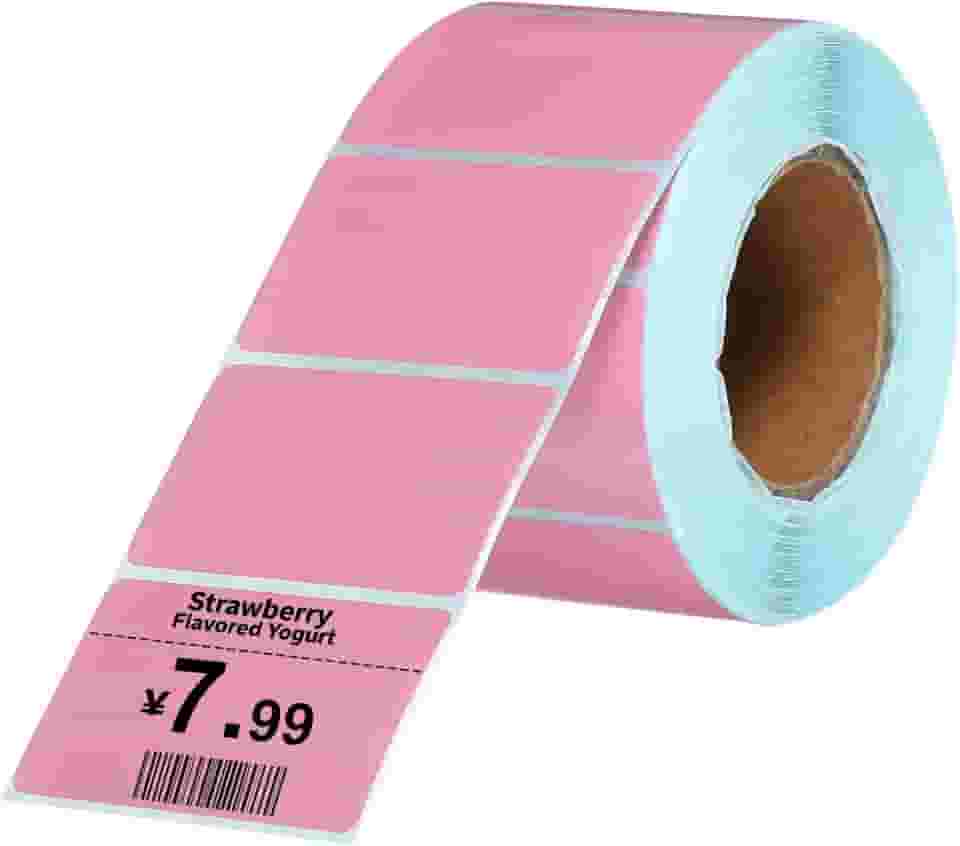 PATIKIL 800 etiquetas térmicas, etiquetas de impressora térmica de 3 x 5 cm, etiquetas autoadesivas, rolo de papel retangular, pequeno para impressora, etiqueta de envio, endereço de código de barras