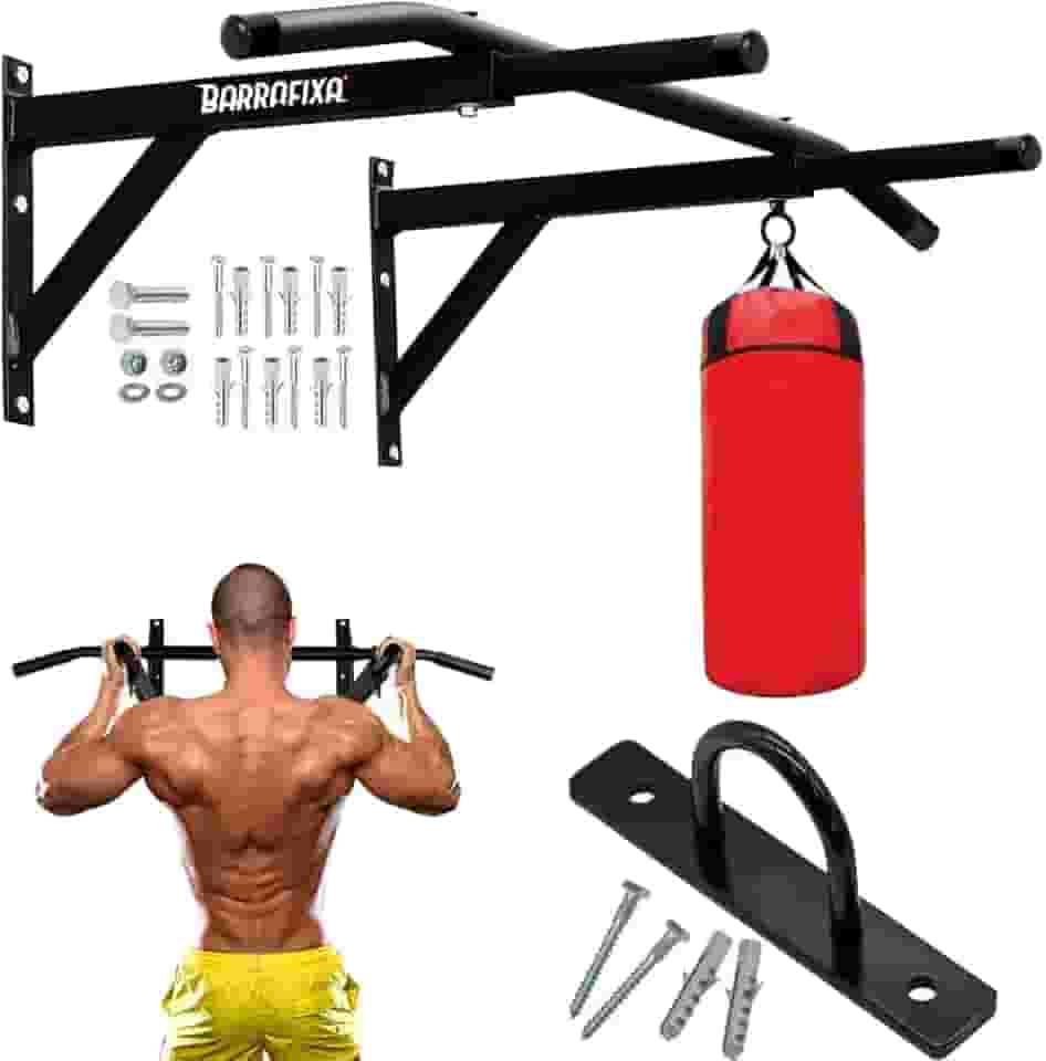 Barra Fixa De Parede P/Musculação Pull-up Tríceps Paralelas