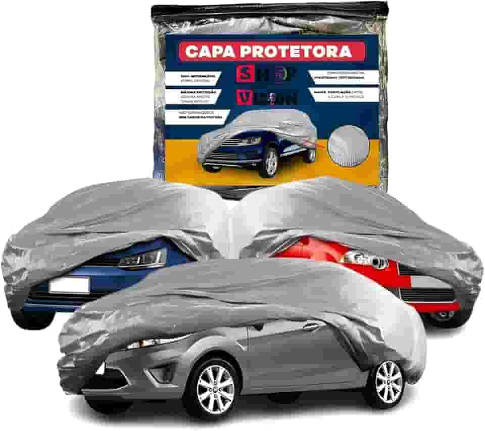 Capa de Cobrir Carro Protetora 100% Impermeável Proteção Chuva Sol Poeira Anti-uv (Mobi)