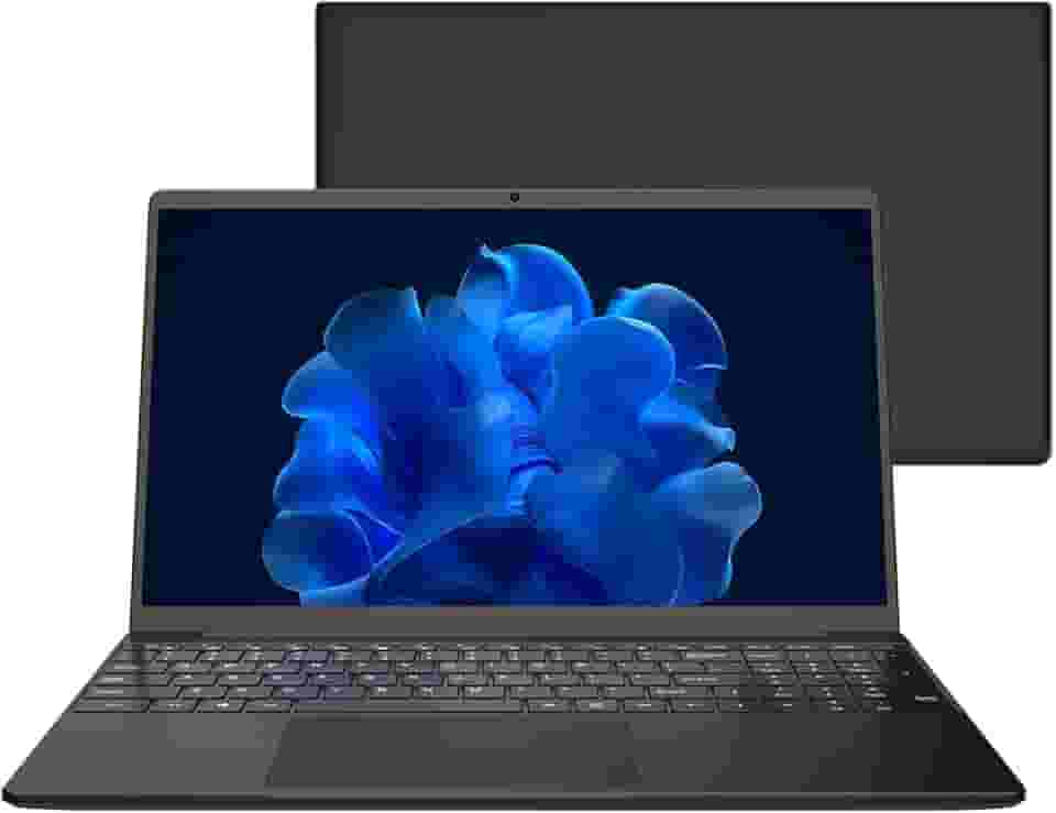 Notebook Huitbat TK-G162 Intel 4-Core N95 (até 3,4 GHz), 8GB RAM 256GB SSD Storage, Tela 16,1" Full HD LED IPS, Intel UHD Graphics, Reconhecimento de Impressão Digital, 180° Rotation, Windows 11 Pro