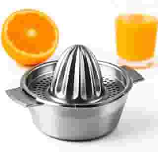 Espremedor De Frutas Manual 500ml Inox Profissional Suco de Laranja Limão