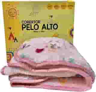 Cobertor Bebê Pelo Antialérgico Jolitex Enxoval Quentinho (Rosa - Menina, Bebê)