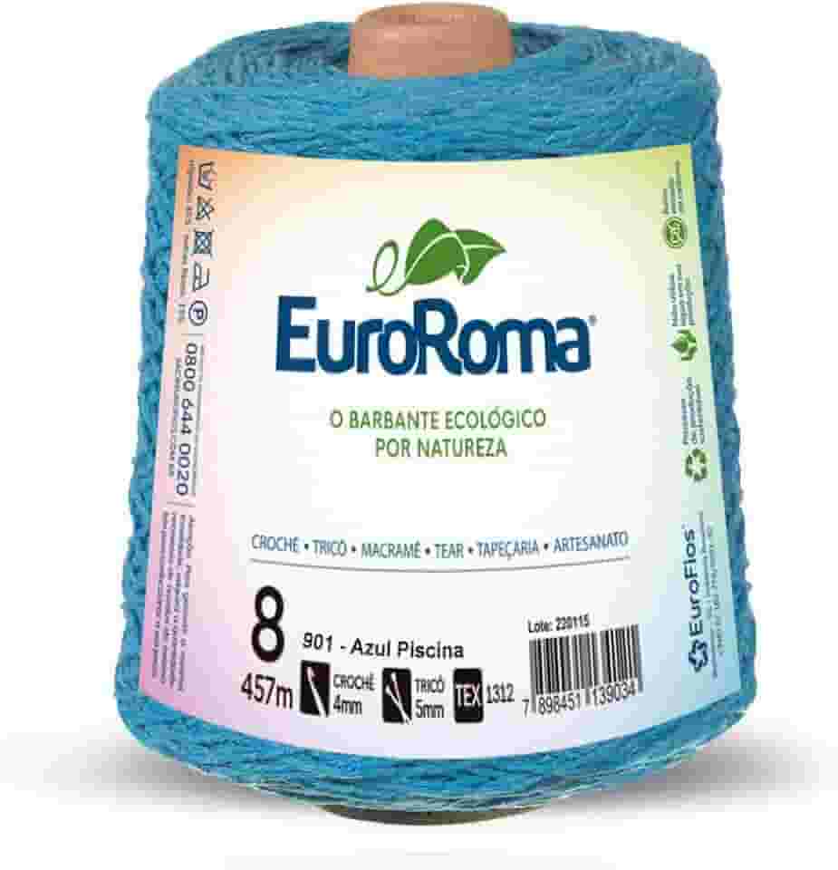Euroroma 640901, Barbante 4/8 Fios, Multicolor