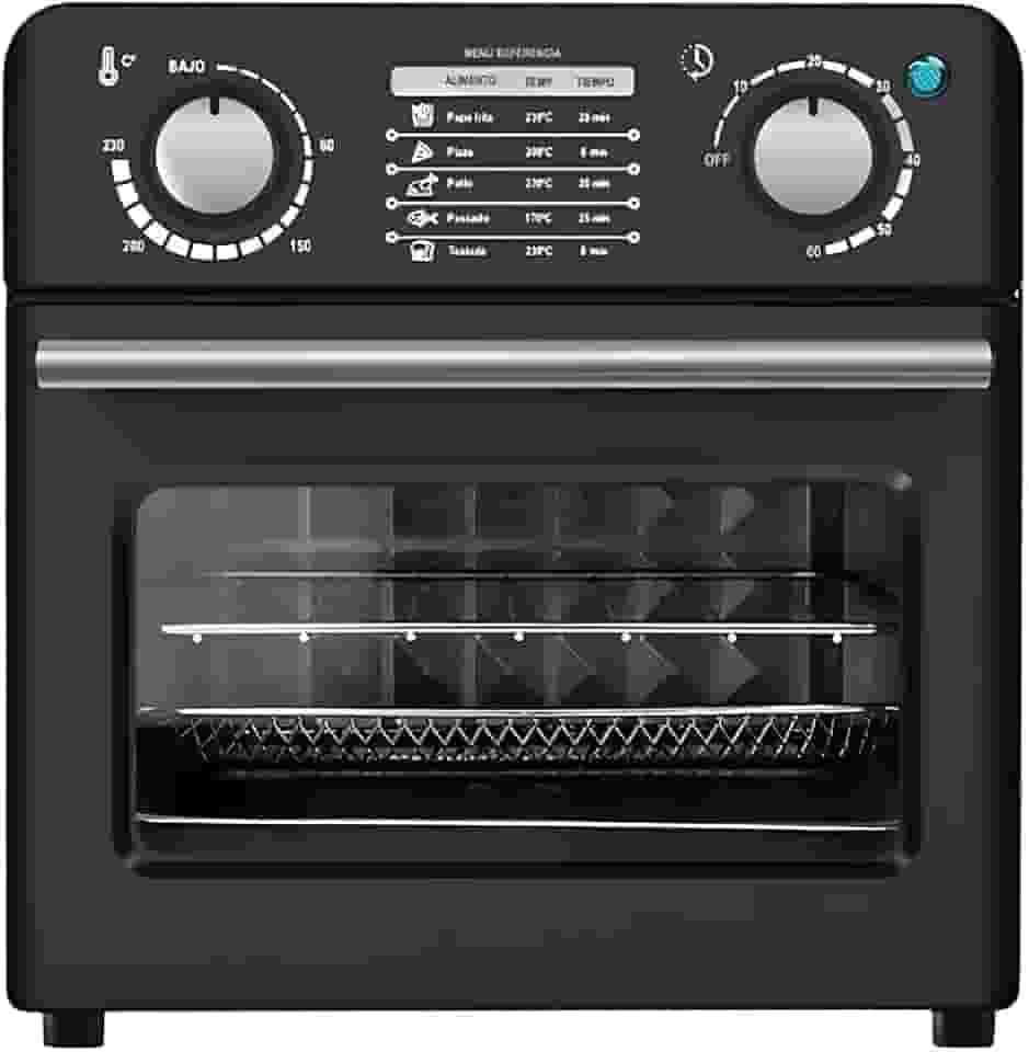 Fritadeira Air Fryer 10 Litros 110v ou 220v 1000W Preta Forno de Bancada Elétrico (110V)