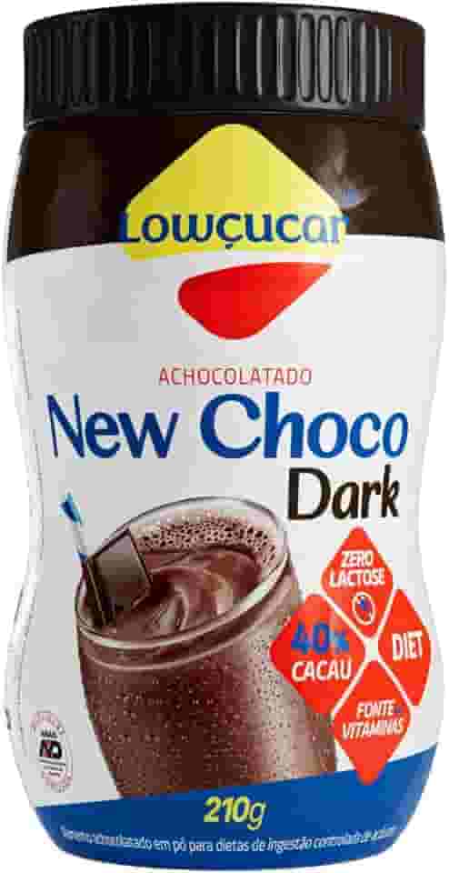 Lowcucar New Choco Dark - Pote 210G