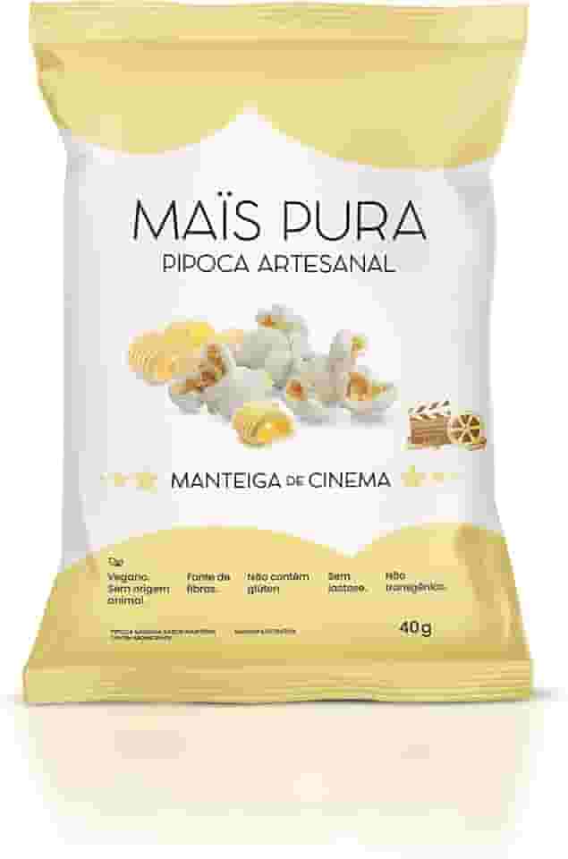 Pipoca Artesanal Maïs Pura Manteiga de Cinema 40g