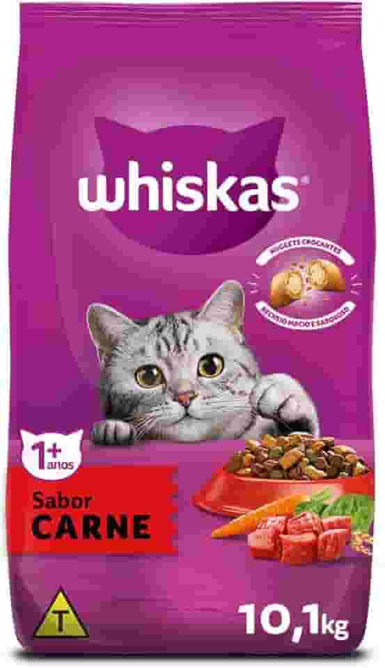 whiskas Ração Whiskas Carne Para Gatos Adultos 10 1 Kg