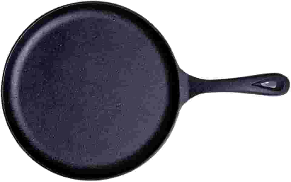 Frigideira de Ferro para Tapioca 20 cm Compatível com Todos os Fogões Cabo Ergonômico