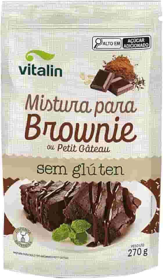 Vitalin Mistura Para Brownie Integral Sem Glúten 270G