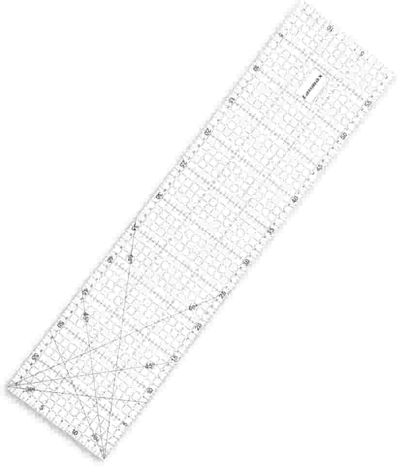 Lanmax Régua Patchwork 15x60cm, Modelo: LMR-16X60, Cor: Transparente