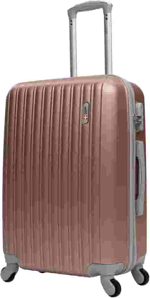 Mala de viagem média 23kg Londres Swiss Move Rose