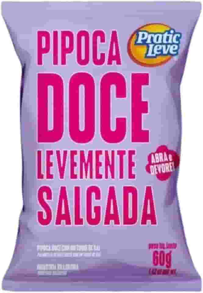 Pipoca Doce Levemente Salgada Pratic Leve 60g