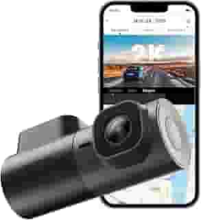 DDPAI Mini 2X Câmera Veicular 1440P 2K QHD Frontal com WiFi 5GHz, Visão Noturna Superior, Controle por APP ADAS, Lente Rotativa 360°, Sensor G, Supercapacitor e Monitoramento 24h (Sem Cartão SD)