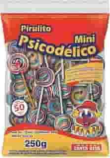 Mini Pirulito Psicodélico Colorido c/50 - Santa Rita