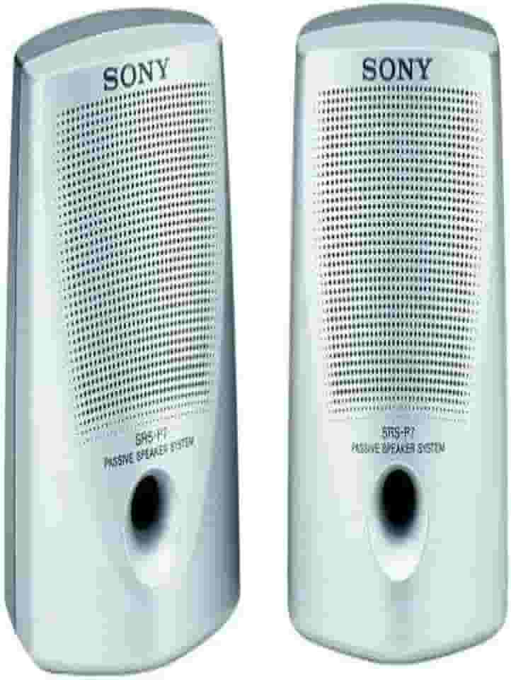 Sony SRSP7 Sistema de Alto-Falante Passivo com Entrada Estéreo Mini Plug