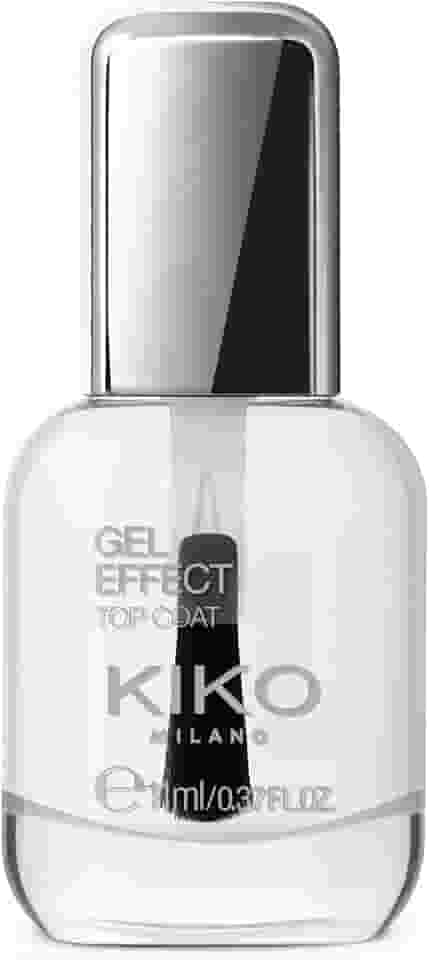 KIKO MILANO, New Gel Effect Top Coat, Esmalte Finalizador de Unhas com Efeito Gel, Incolor