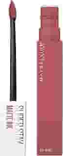 Maybelline SuperStay Matte Ink Batom Líquido Matte Longa Duração 16H com Aplicador Preciso, Não Transfere e Cor Intensa, Acabamento Matte Confortável, Cor 155 Ring Leader Rosa Queimado, 5ml
