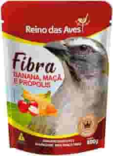 Ração Para Trinca Ferro, Fibra Banana, Maça e Propolis 500g - Reino Das Aves