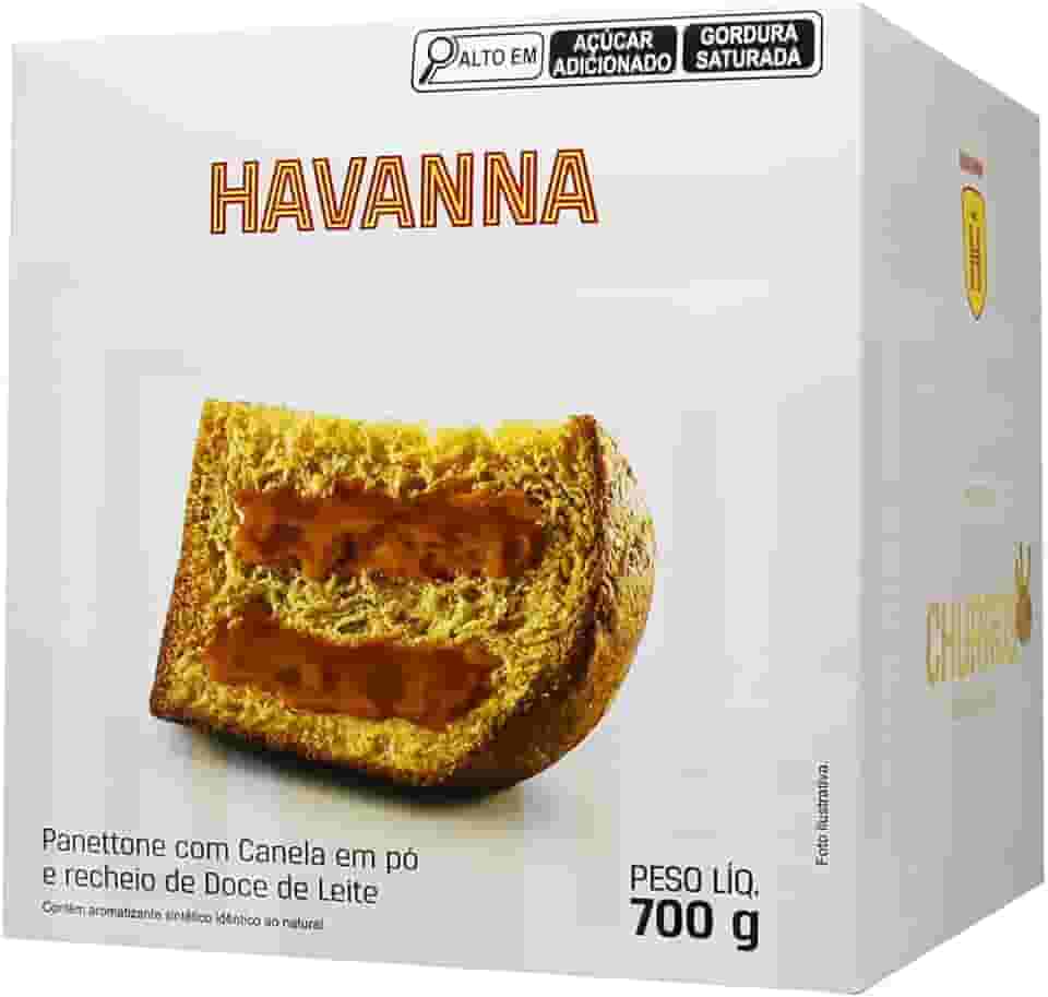 Panetone Havanna Churros Com Canela Em Pó Recheado Com Doce De Leite 700g