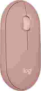 Mouse sem fio Logitech Pebble 2 M350s com Clique Silencioso, Design Slim Ambidestro, Conexão Bluetooth e Pilha Inclusa - Rosa