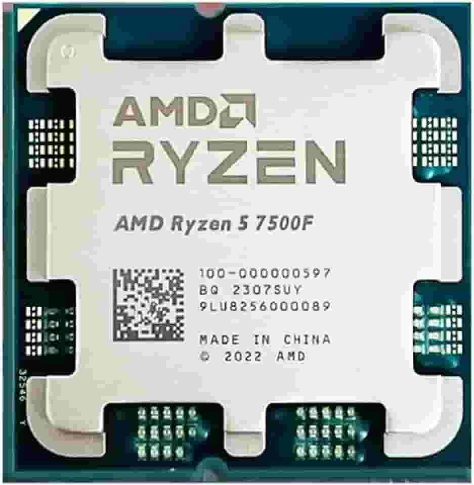 Processador Ryzen 5 7500F AM5 6 Core 12 Thread 3,7 GHz – Plataforma 5 nm para PCs Compactos - Com Caixa