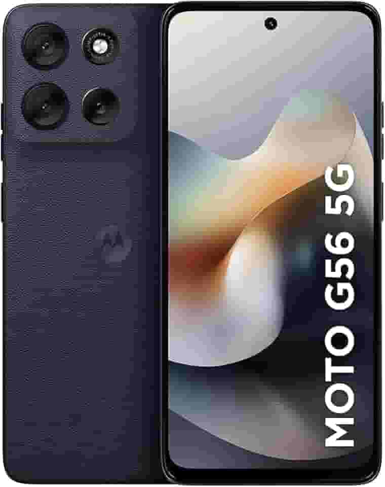 Smartphone Motorola Moto g56 5G - 256GB 24GB (8GB RAM+16GB Ram Boost) e 50MP Sony Lytia 600 Camera Ultrarresistencia militar IP68 + IP69 - Grafite