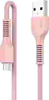 Cabo Usb Letron Micro Usb 2 4A 1Mt Rosa 110054