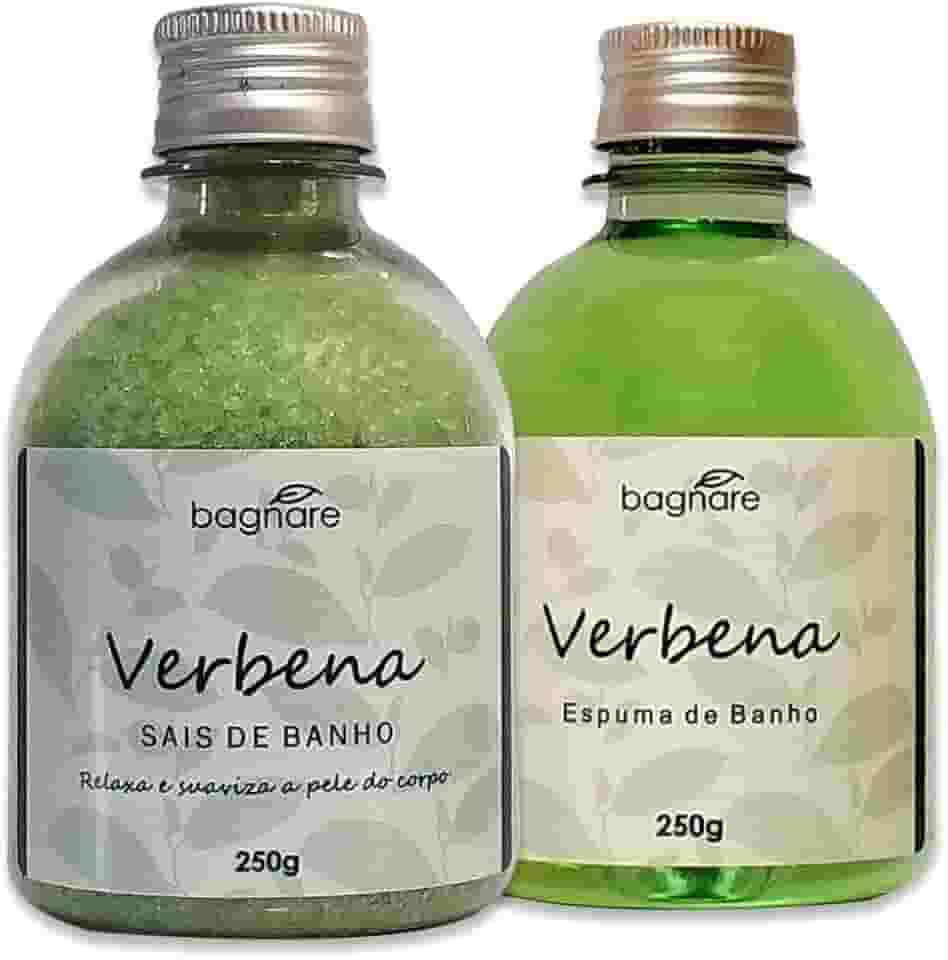 Sais E Espuma De Banho Banheira Hidromassagem Verbena 250ml