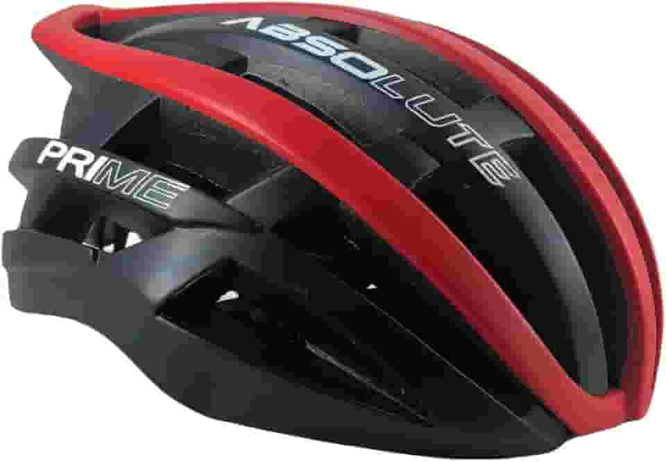 Capacete Ciclismo Absolute Prime-pretovermelho-58-61 cm