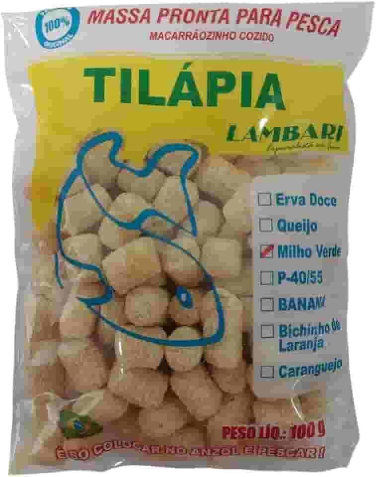 Kit 2 Isca Pronta Para Tilápia Massa Pronta Para Pesca Peixe