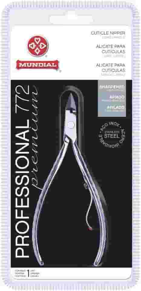 Mundial Alicate de cutícula profissional 772-PR cabo longo de aço inoxidável