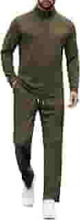 Agasalho masculino de 2 peças, casual, esportivo, pulôver, manga comprida, para corrida