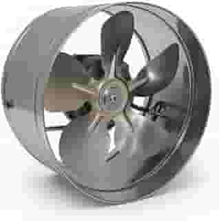 Exaustor Ventilador Industrial, 20cm, Alta Vazão para Churrasqueira e Coifa, Alumínio, 127v/220v